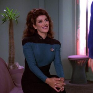Marina Sirtis dress