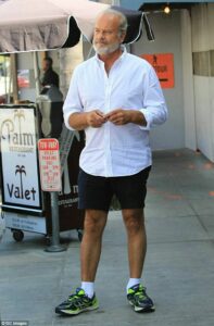 Kelsey Grammer casual in shorts