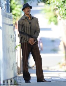 Eddie Murphy lined suit casual