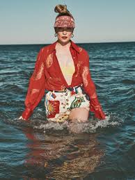 AAnnie Murphy flower print bikini