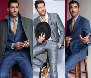 Tom Ellis hot, stylish suits and looks fashion