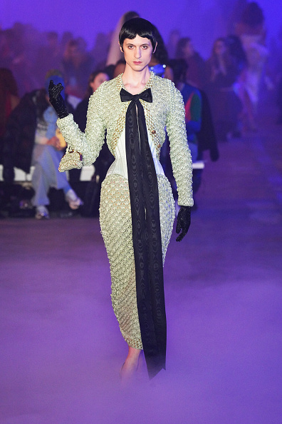 Jodie Turner-Smith fashion green crochet inspiration