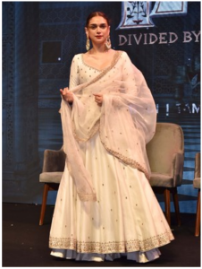 Aditi Rao Hydari with her polka dot dress