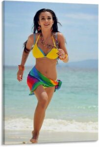 Amy Jackson floral bikini