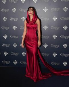 Amy Jackson sexy in red