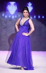 Lara Dutta blue ensemble