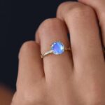 moonstone rings round solitaire