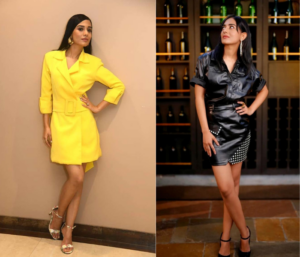 Amrita Rao fashion hot casual dress