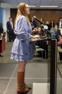 Sarah Huckabee Sander flowerdress