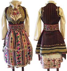 North Macedonia traditional look