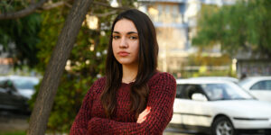 North Macedonia polka dot top