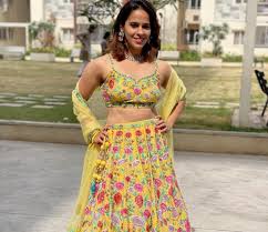 Saina Nehwal flower dress