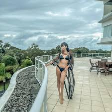 Gauri Mehta tropical print bikini