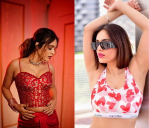 Neha Malik hot crop top fashion