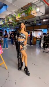 Gauri Mehta hot and sexy dress