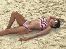 Mandira Bedi lined bikini