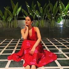 Tania Sachdev red dress