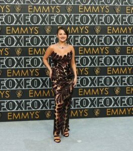 Selena Gomez' Rocking a See-through Sequin Sexy Dress at the Emmy Awards