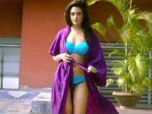 Riya Sen hot blue bikini