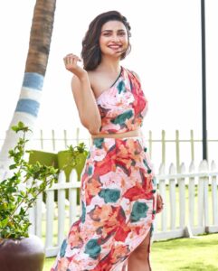 Prachi Desai hot floral dress