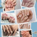 matching nails and outfits featured