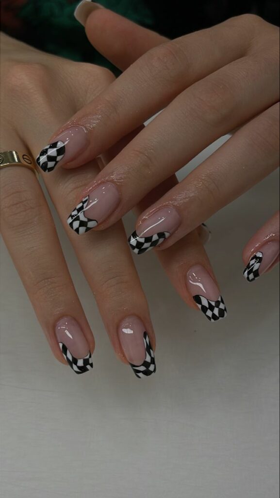 chess-inspired nail Art 1