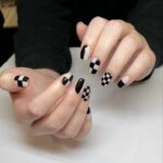 chess-inspired nail Art cover