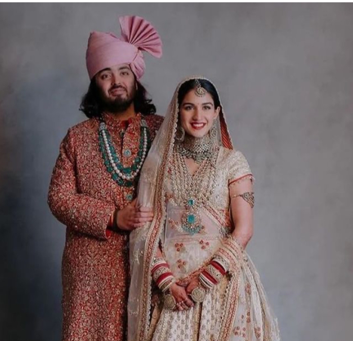 Ambani Wedding The couple 