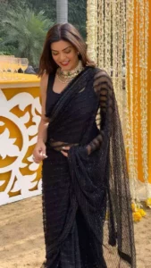 Sushmita Sen black saree