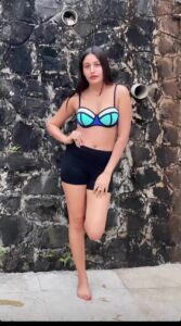 Surbihi Rothare with her colored bikini