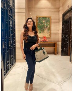 Falaq Naaz boho chic hot casual outfit