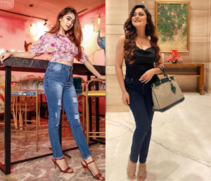 Falaq Naaz sexy in casaul trouser outfit