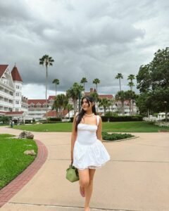 Kritika Khurana little white dress sexy 