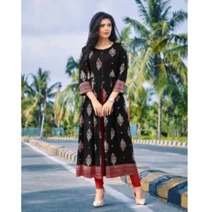 Cut kurtis flower print wear