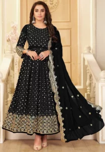 Black Anarkali suit