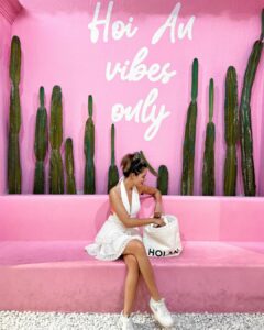 Aakriti Rana sexy white dress