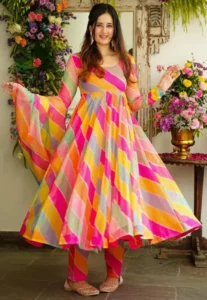 Anarkali Suit sexy in pink