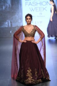 Indian Fashion Shows metallic marvel