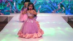 Indian Kids Fashion Week pink drresses