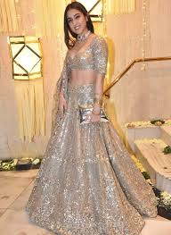 Ethnic silvery Indian ethnic wear