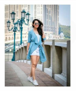 Aakriti Rana casual look