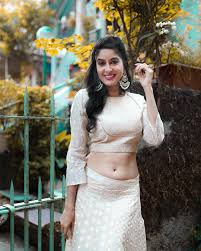 Anisha Dixit with her white matched outfit