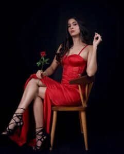 Anisha Dixit hot dress