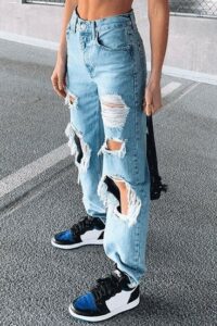 Zerrissene Boyfriend-Jeans | Fashonation Boyfriend Ragged Jeans