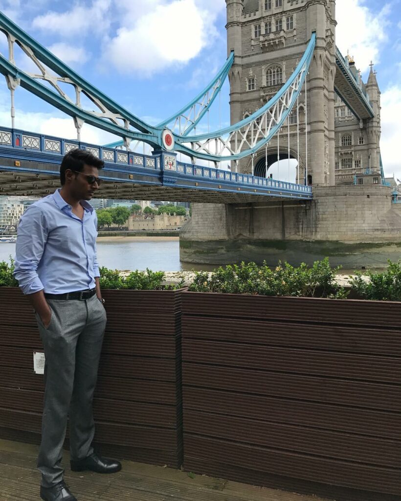 sundeep kishan near bridge
