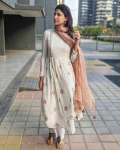 Mouni Roy with her casual chic look