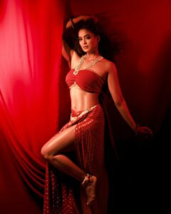 sexy in red Shweta Tiwari Bikini