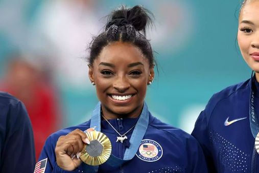 Olympic style moments Simone Biles Goat Necklace