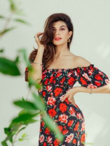 Jacqueline Fernandez sexy floral dress