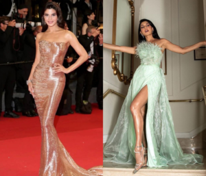 sexy high slit dress trends Jacqueline Fernandez